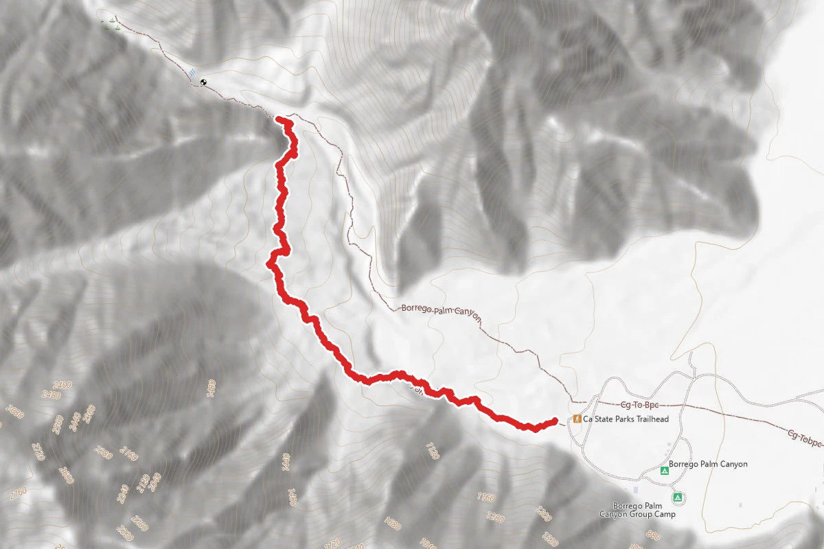 Borrego Palm Canyon Trail (alt.)