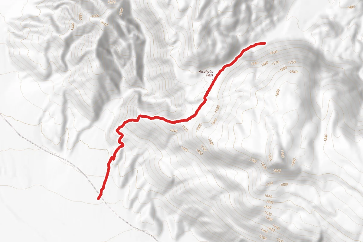Alcoholic Pass Trail