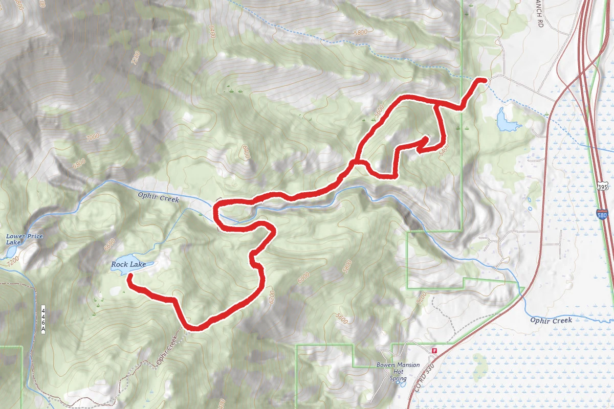 Rock Lake via Ophir Trail