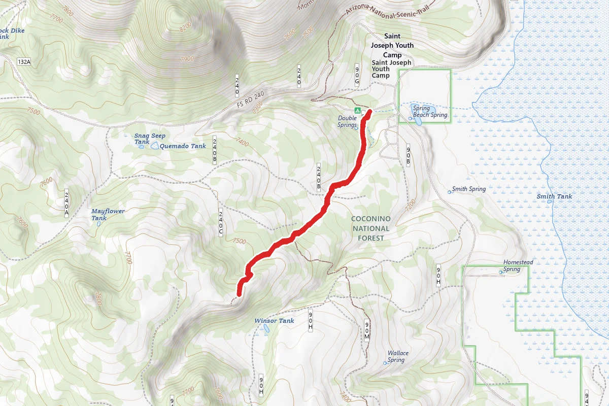 Mormon Lakeview Trail