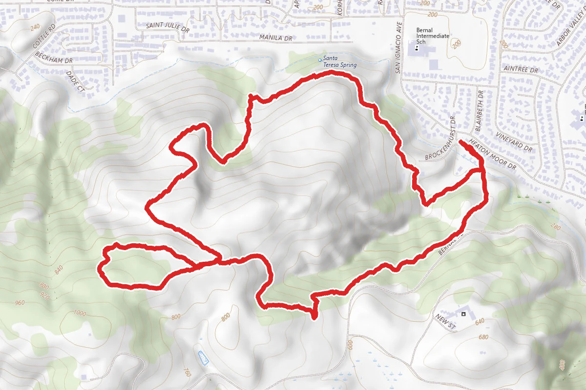 Mine, Bernal Hill, Vista, Joice, Norred Loop