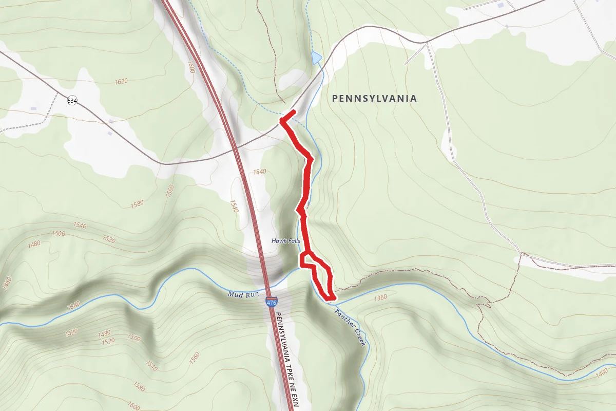 Hawk Falls Trail