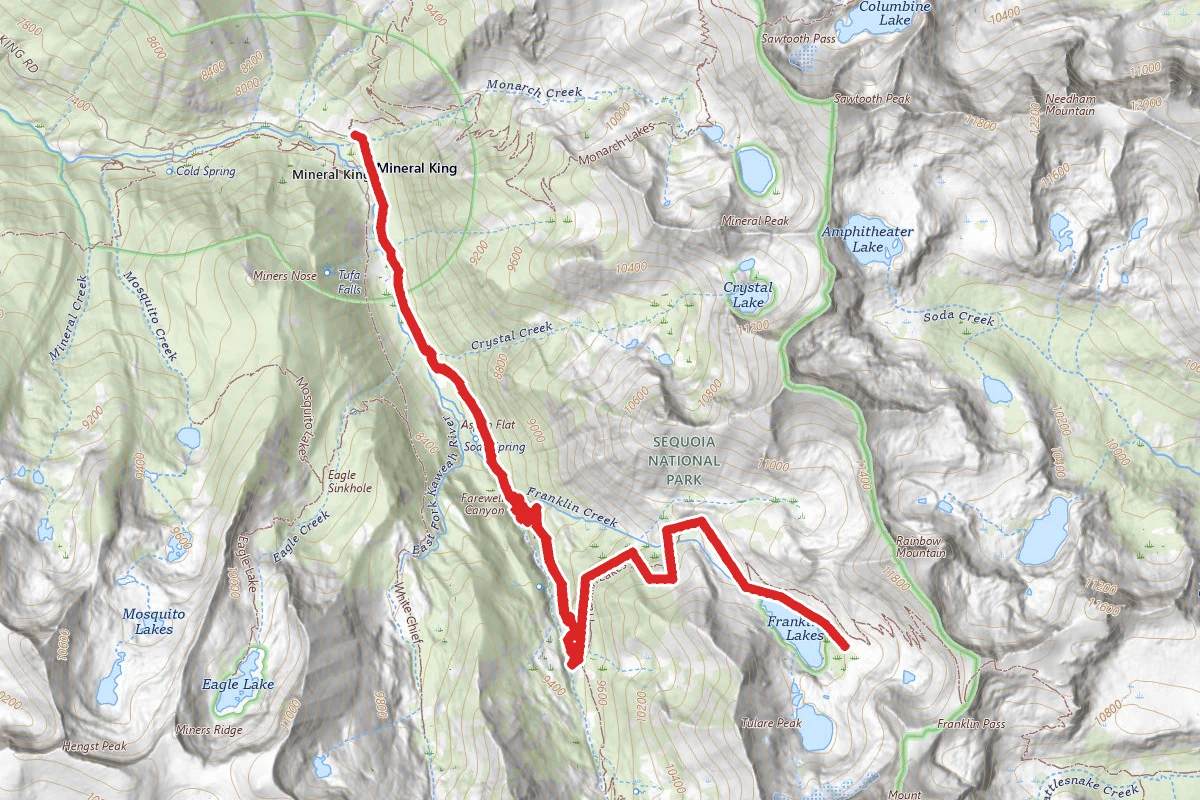 Franklin Lakes Trail