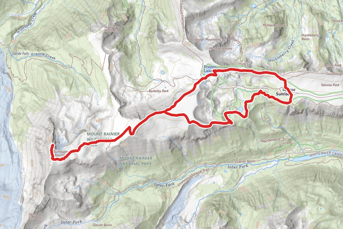 Burroughs Mountain Loop Trail