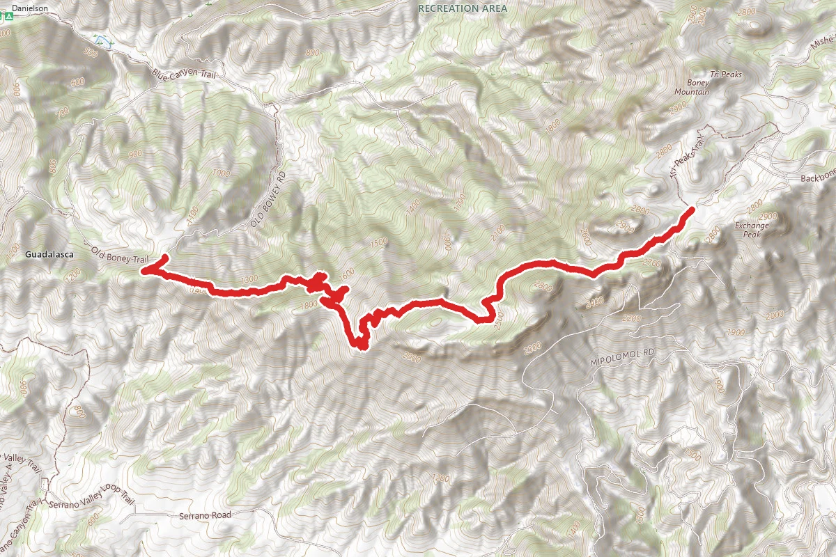 Chamberlain Trail (Backbone Trail)