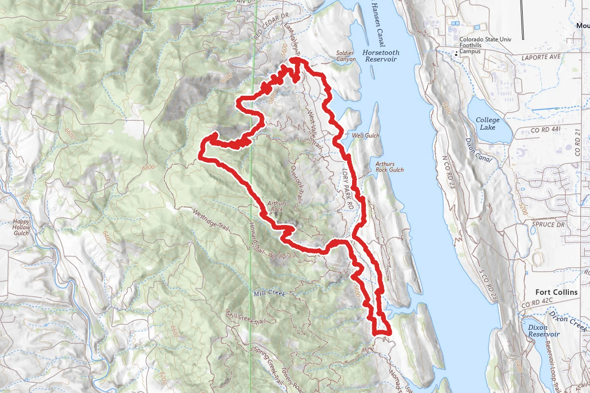 Lory State Park Loop Trail