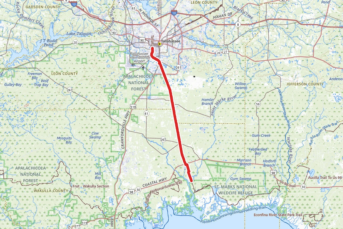 Tallahassee- St. Marks Historic Railroad State Trail
