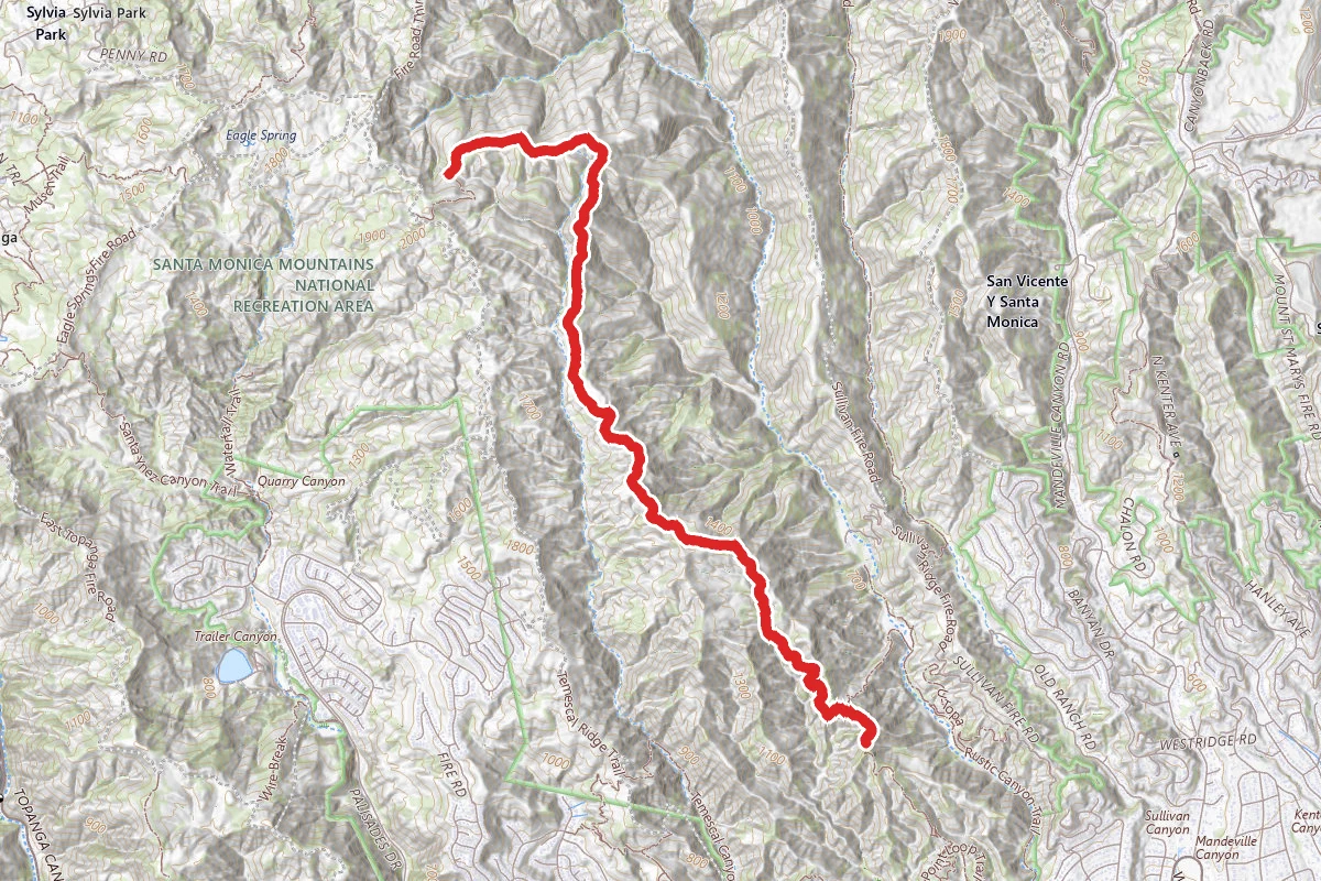 Rogers Road Trail (Backbone Trail)