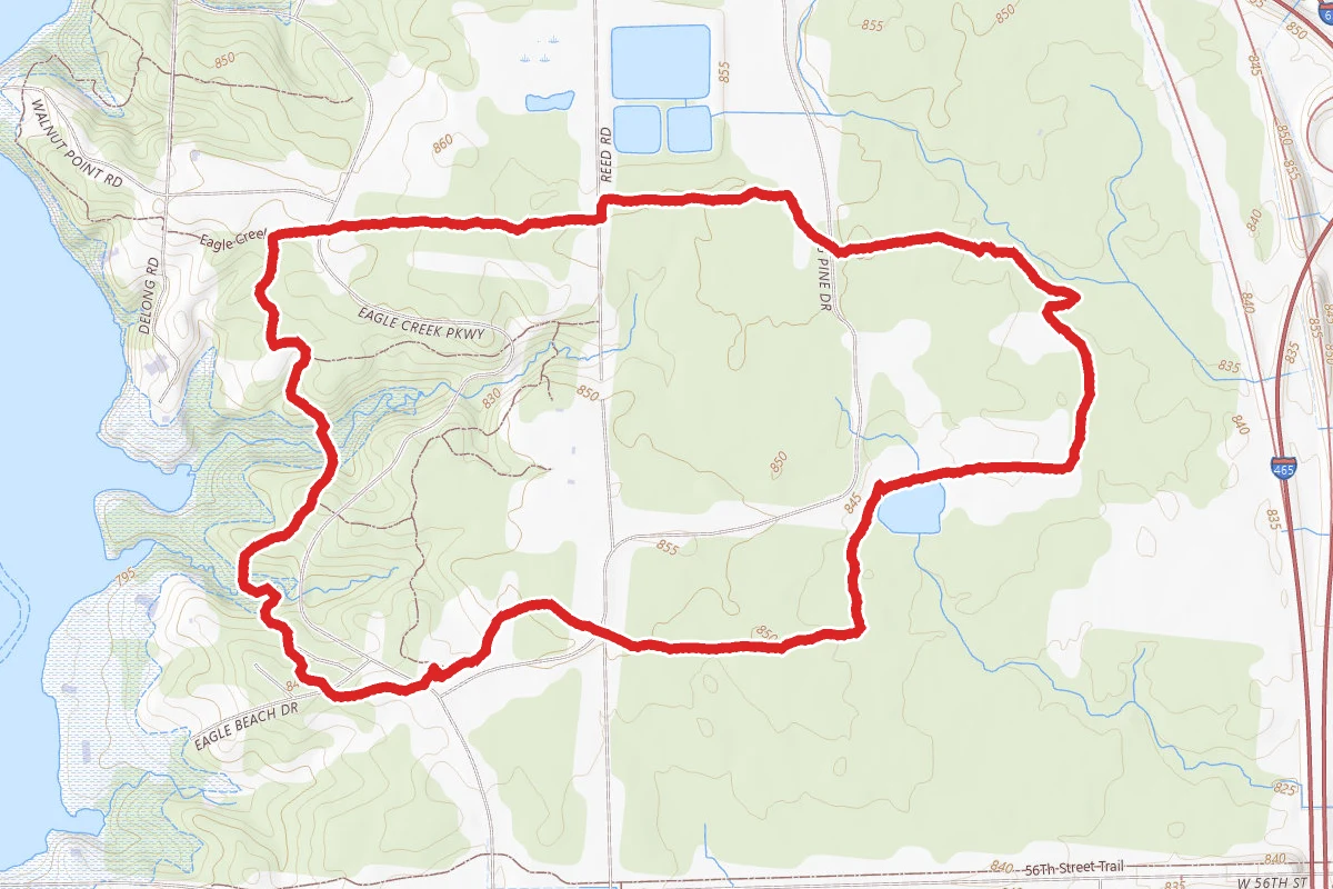 Eagle Creek Orange Trail