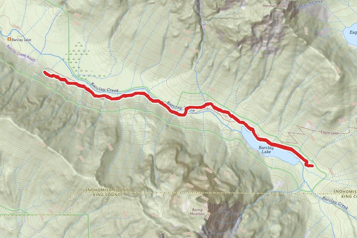 Barclay Lake Trail