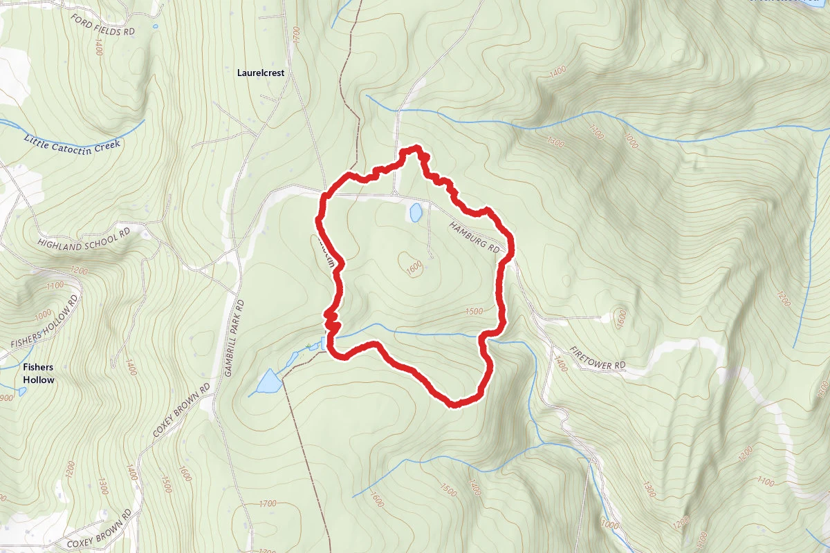 VW, Knuckle Buster and Catoctin National Recreation Trail Loop