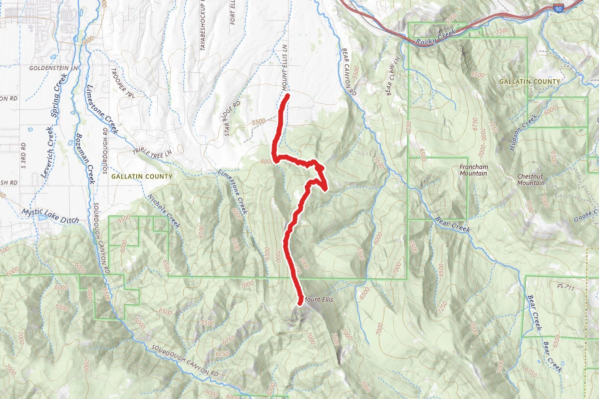 Mount Ellis Trail