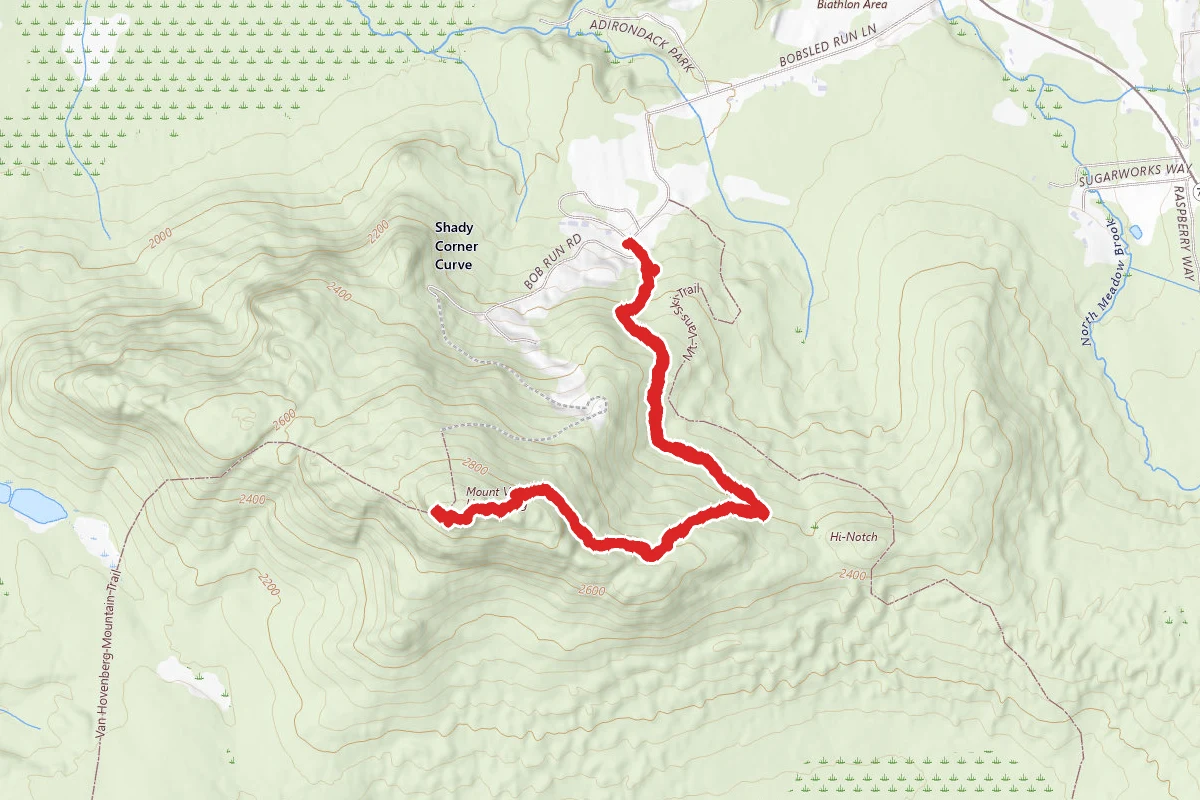Mt. Van Hoevenberg East Trail
