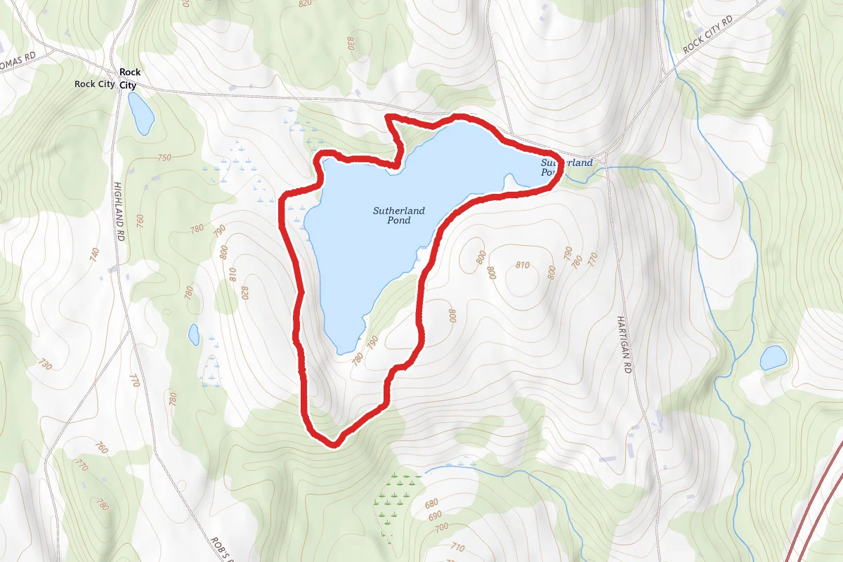 Sutherland Pond Trail Loop