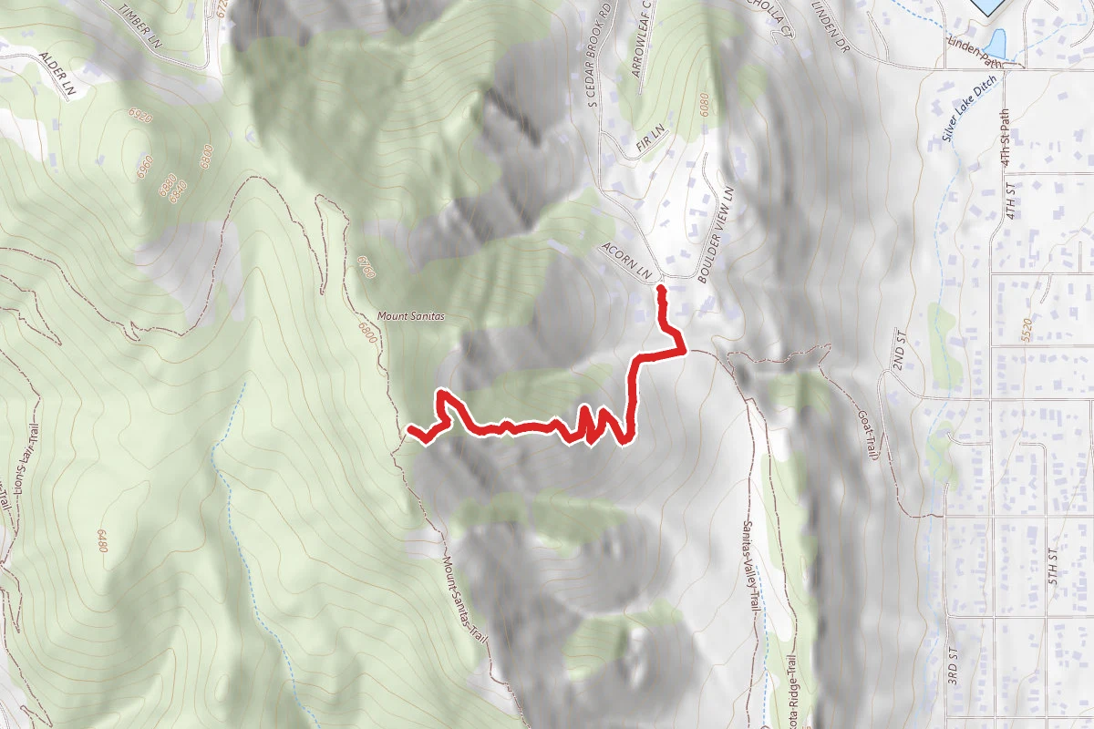Mount Sanitas via Sanitas Valley and East Ridge Trail