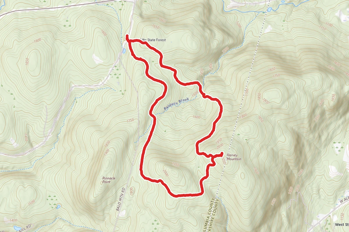 Harvey Mountain Loop