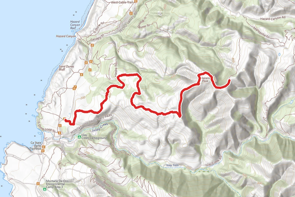 Hazard Peak Trail