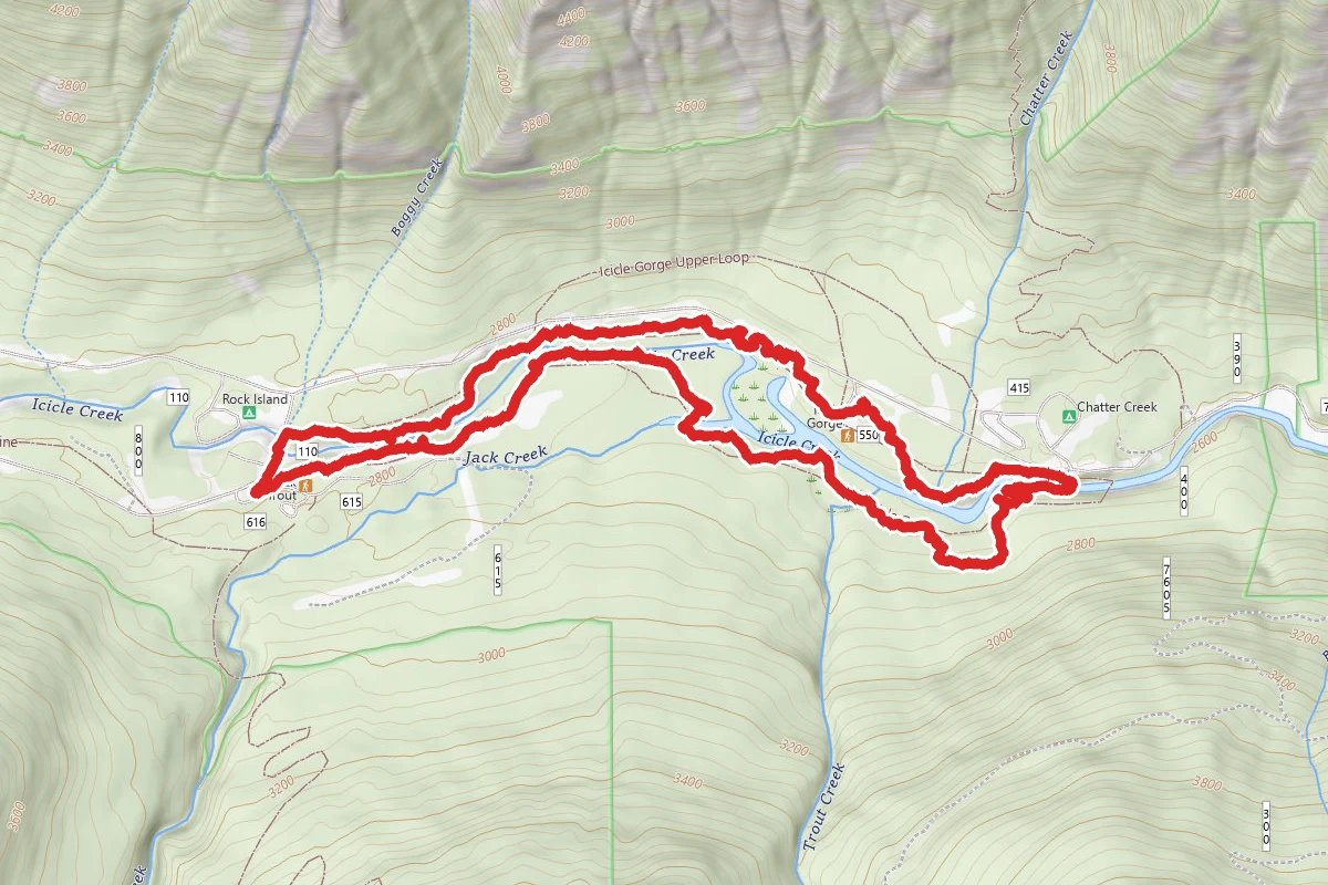 Icicle Gorge Trail