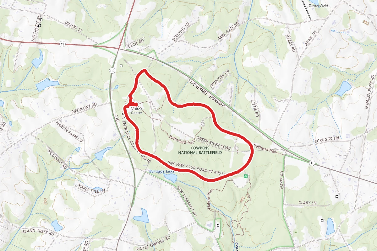 Cowpens Battlefield Loop
