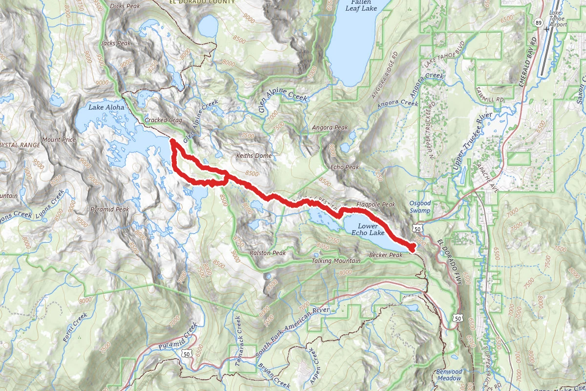 Lake Aloha Trail