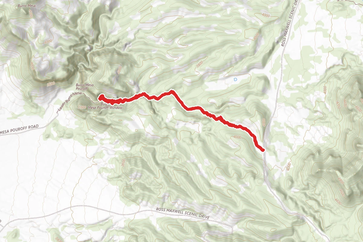 Upper Burro Mesa Pouroff