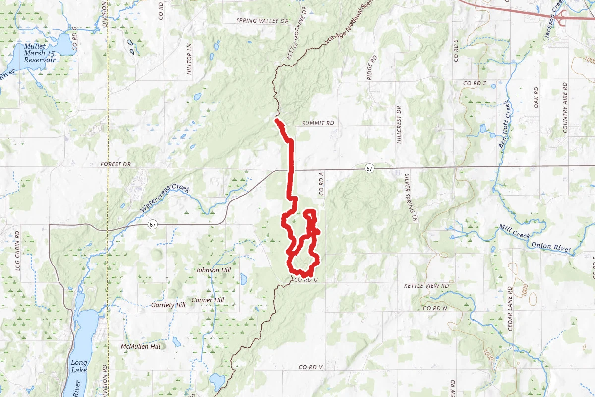 North Kettle Moraine Trail