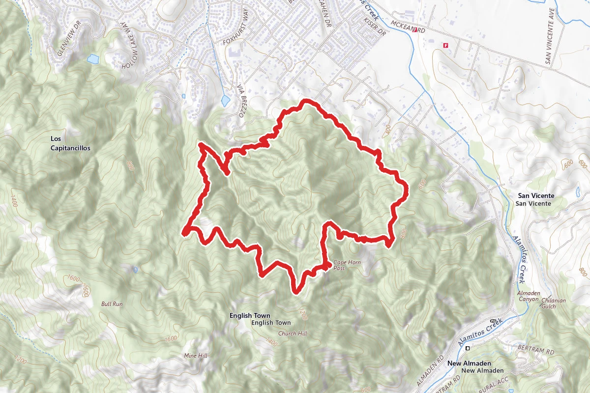 Buena Vista Trail to Virl O Norton Trail Loop