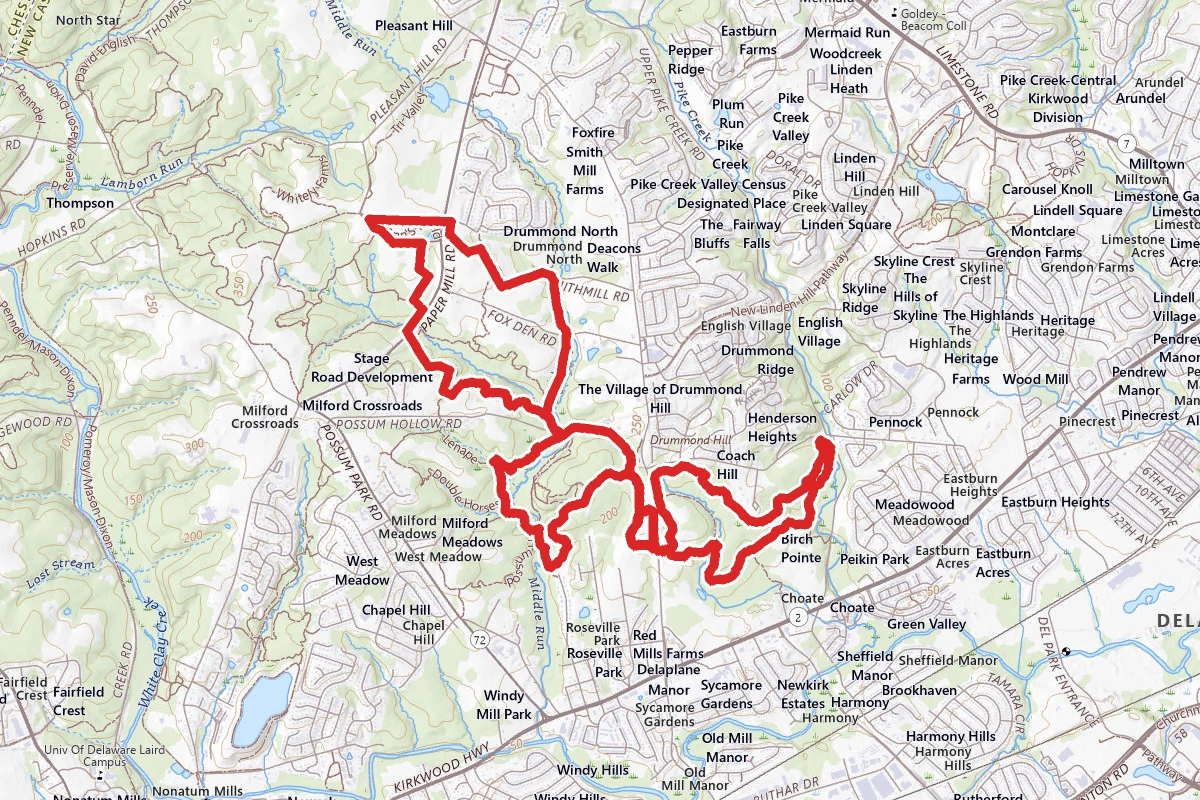 White Clay Creek Preserve Loop Trail