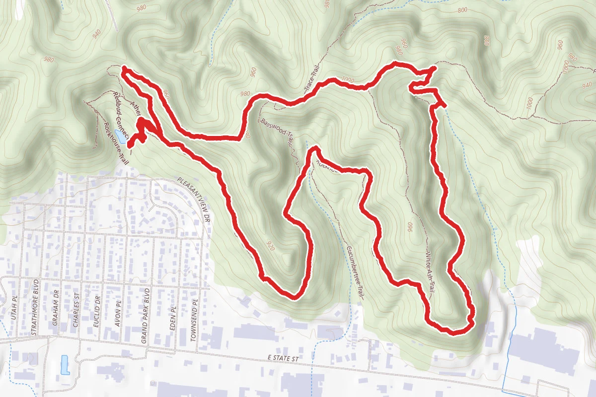 Rockhouse Trail and Athens Trail Loop
