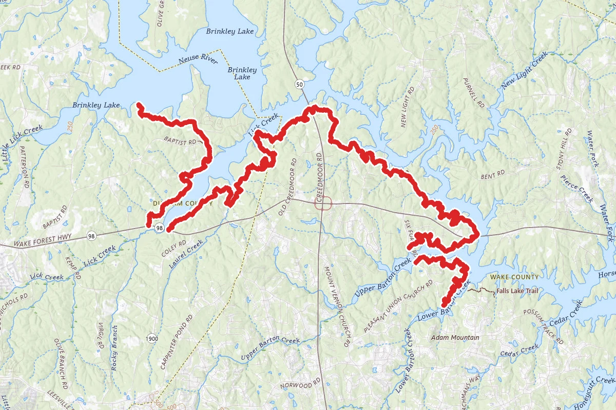 Falls Lake Trail