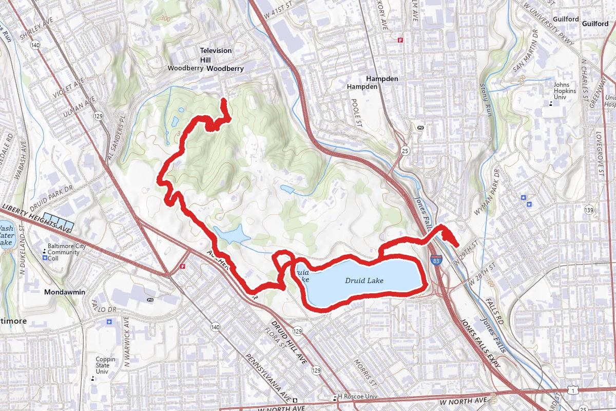 Druid Hill Park Trail