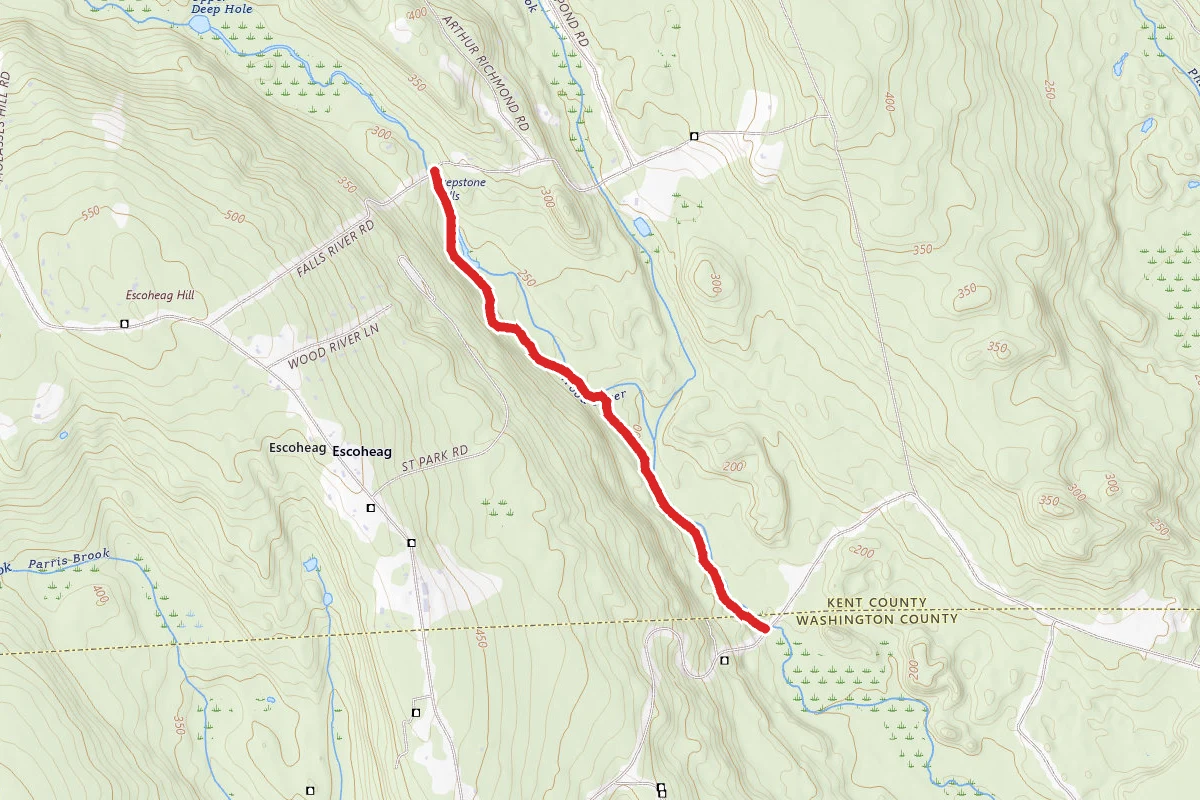 Stepstone Falls Trail