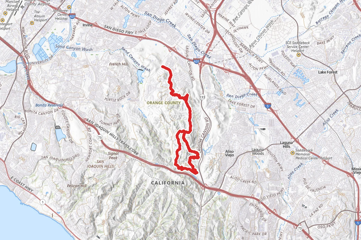 Quail Trail, Serrano Ridge, Camarillo, Little Sycamore
