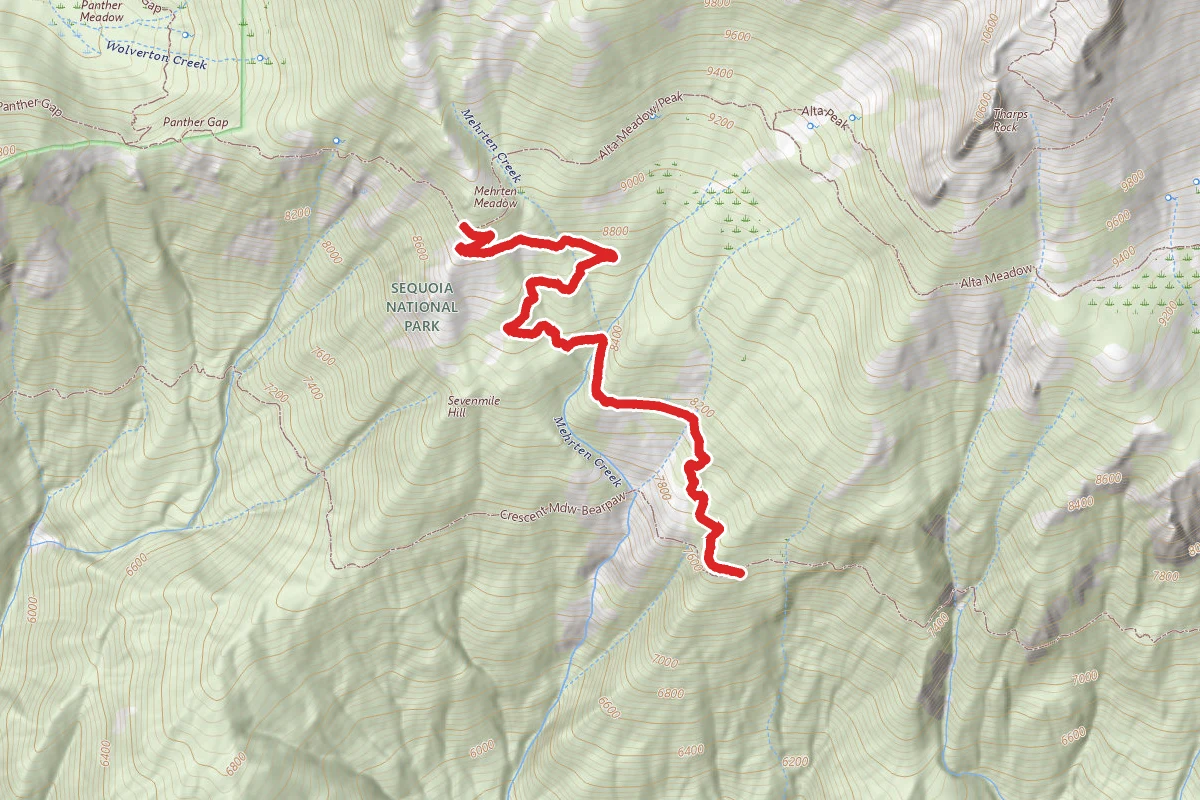 Alta-High Sierra Cutoff