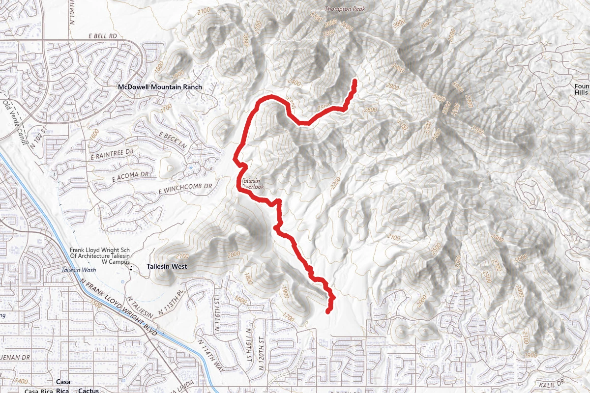 Lost Dog to Quartz Trail