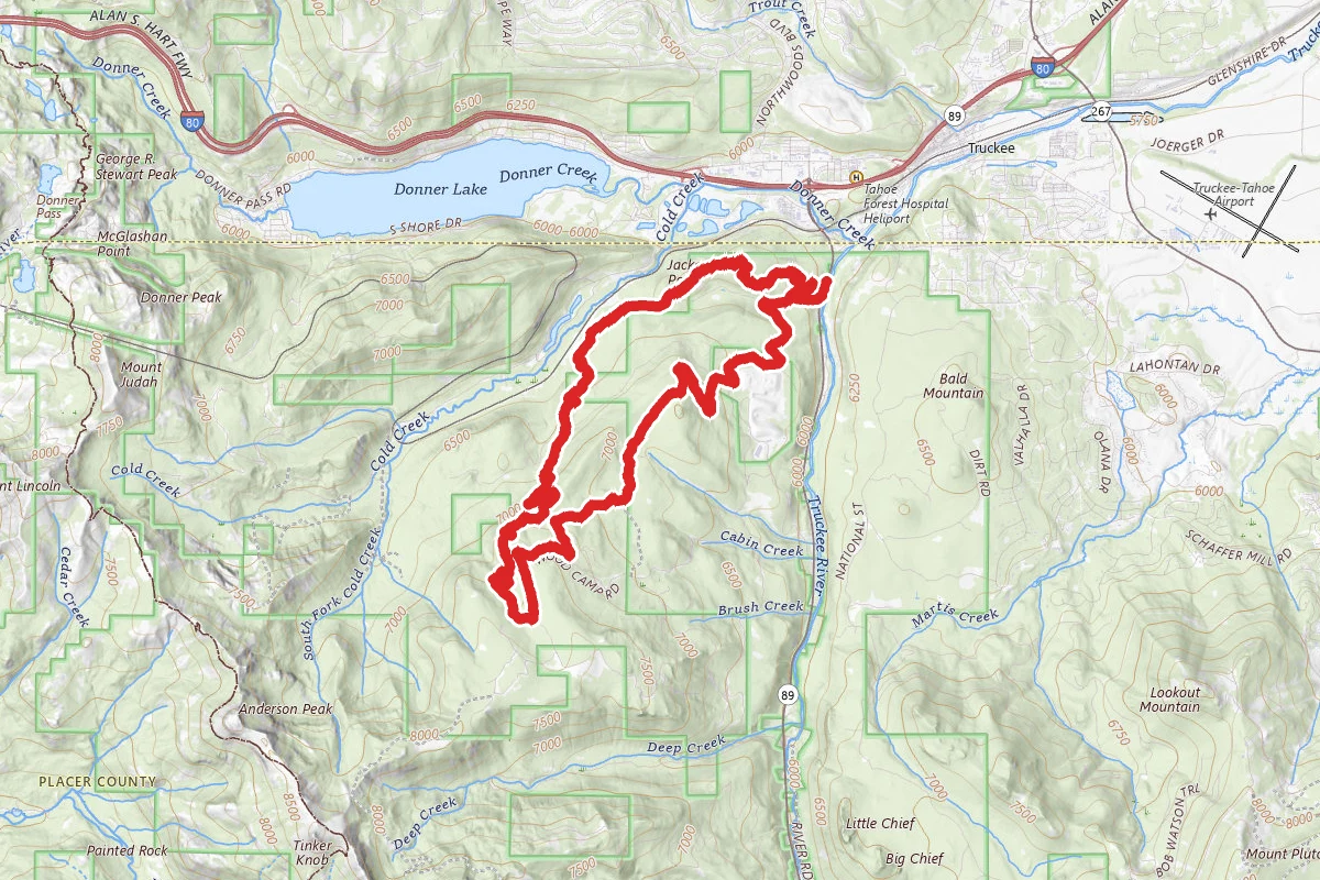 Yogi Bear and Jackass Loop Trail