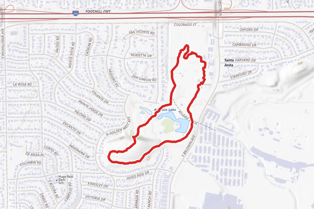 Los Angeles Arboretum Trail