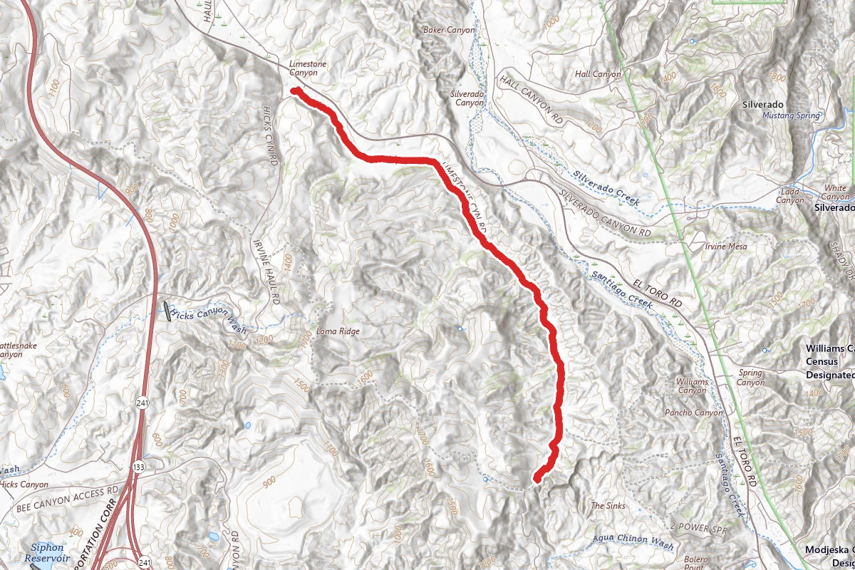 Limestone Canyon Trail