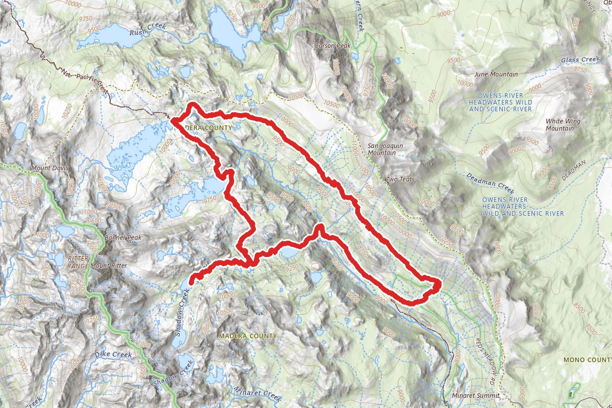 Ediza Lake Loop Trail