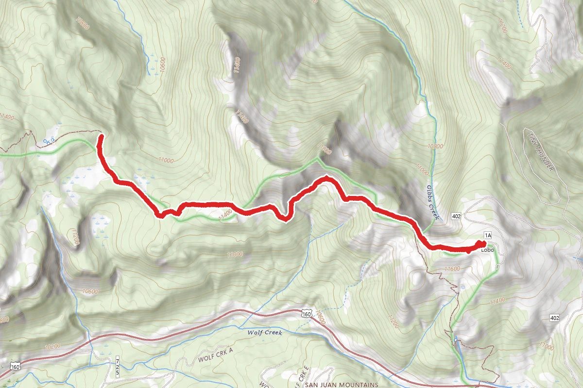 Lobo Overlook and Continental Divide Trail