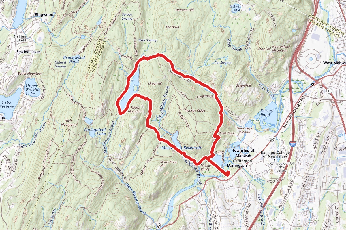 Ramapo Reservation Loop Trail