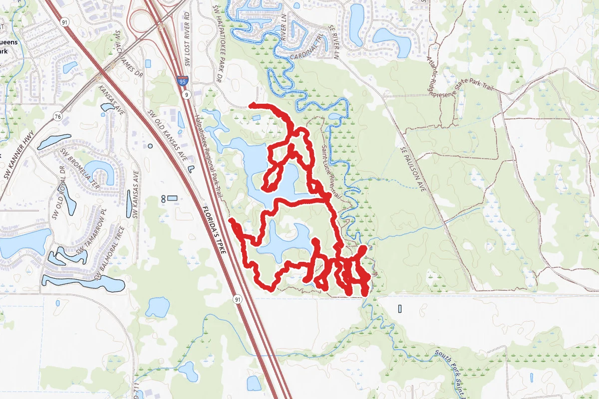 Halpatiokee Lake Loop Trail