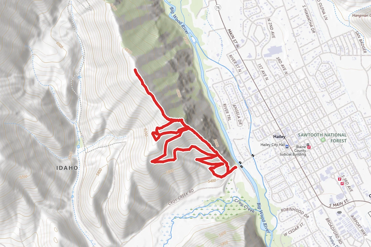 Carbonate Mountain Trail