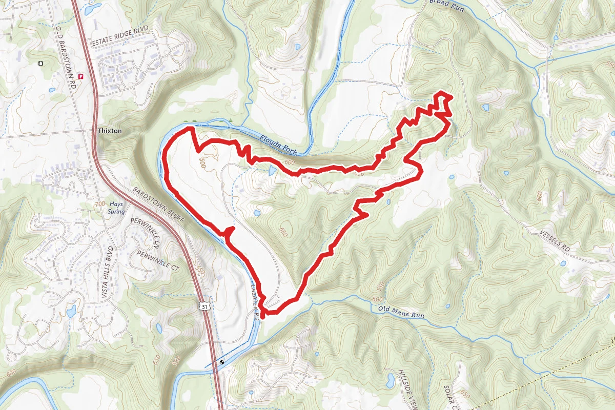 The Parklands of Floyd Fork Loop