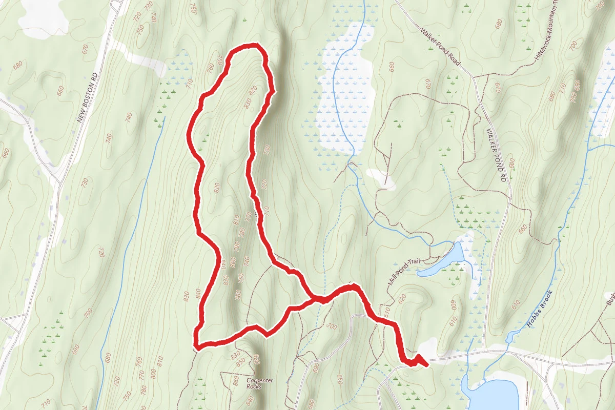 Wells State Park North Trail (Red)