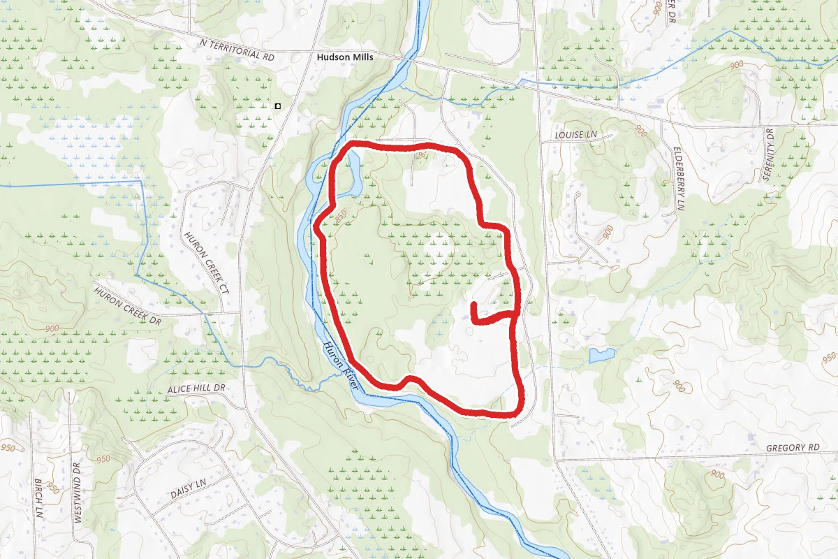 Hudson Mills Hike and Bike Trail Loop