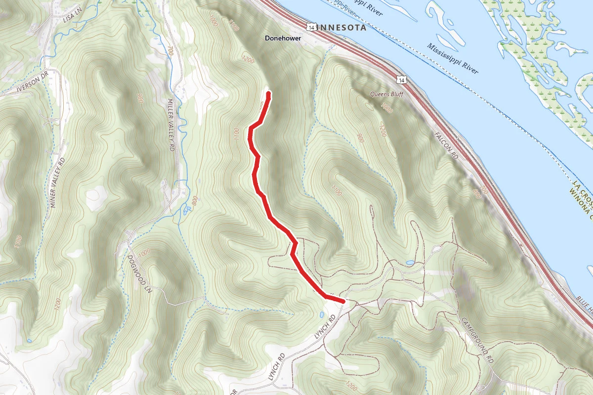Great River Bluffs State Park Trail