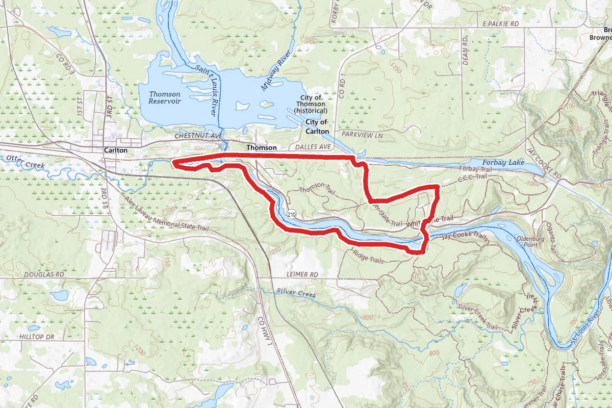 CCC, Forbay, William Munger, and Carlton Trail Loop