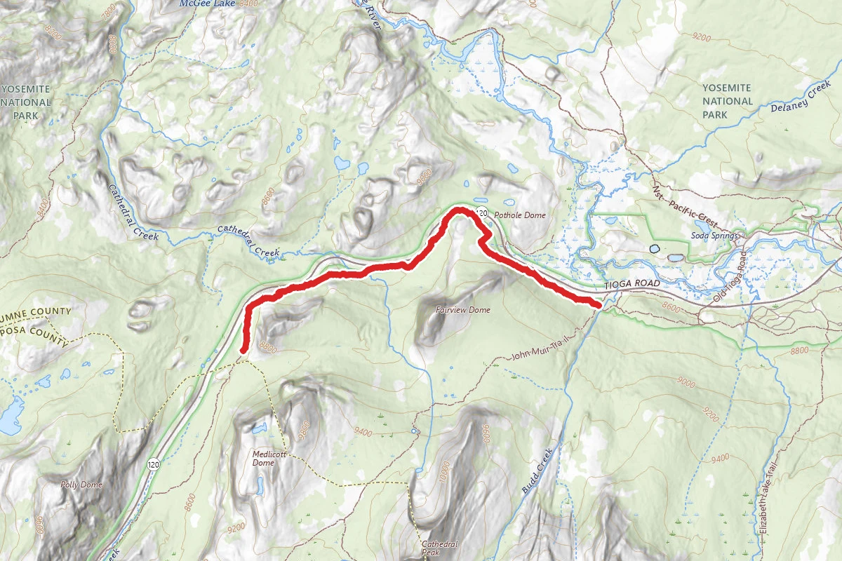 Tenaya Lake Trail