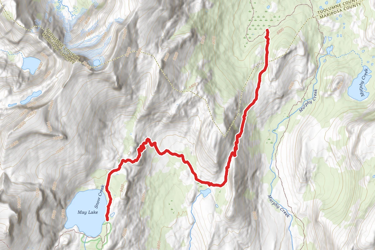 Glen Aulin - May Lake Trail